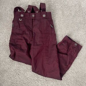 Vintage Spyder Maroon Ski Pants